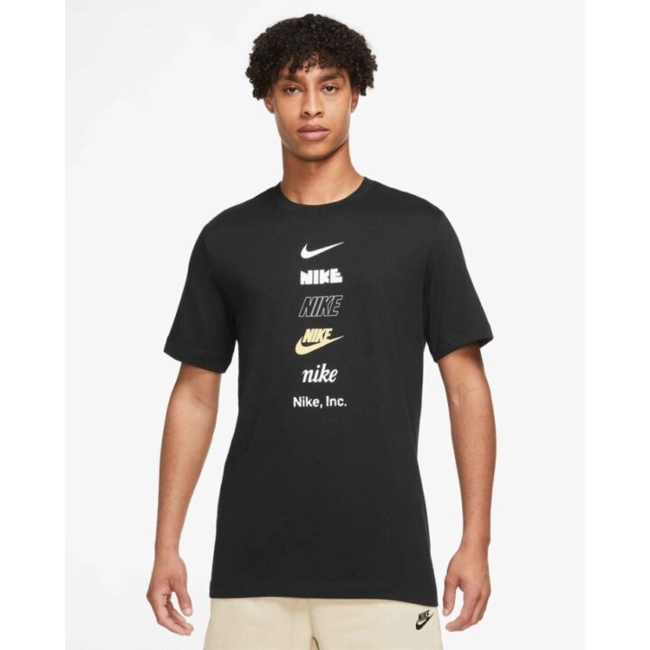 Nike Club+ Logo fekete férfi póló