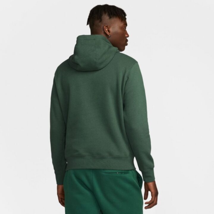 Nike NK Club zöld férfi pulóver