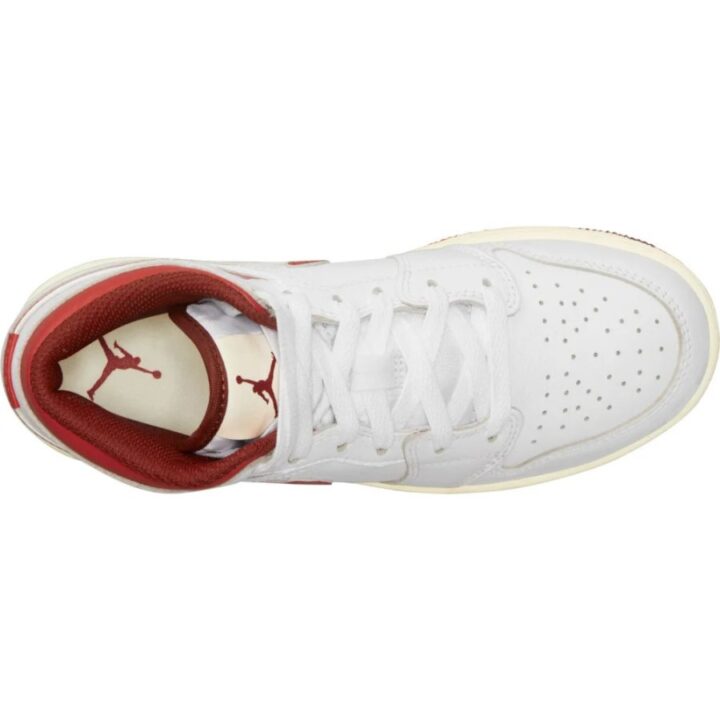 Jordan 1 MID Dune Red fehér utcai cipő