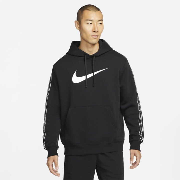 Nike Sportswear fekete férfi pulóver