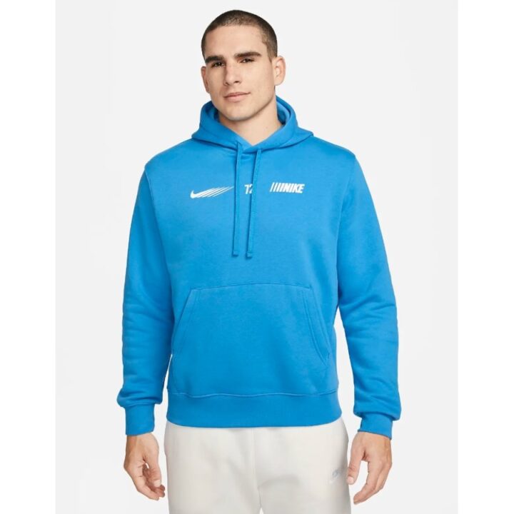 Nike kék férfi pulóver