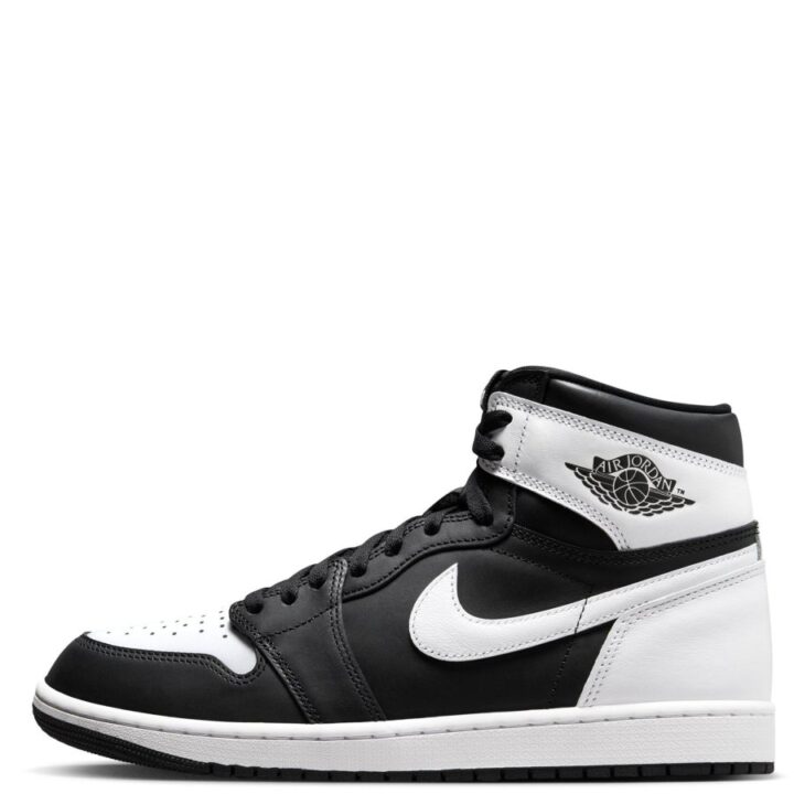 Jordan 1 High OG Black White fekete férfi utcai cipő