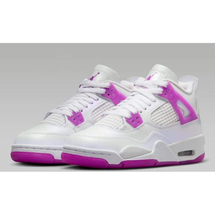 Jordan 4 Retro Hyper Violet fehér utcai cipő