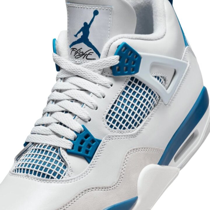 Jordan 4 Retro Military Blue fehér utcai cipő