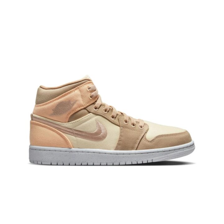 Jordan 1 MID Canvas Khaki bézs férfi utcai cipő