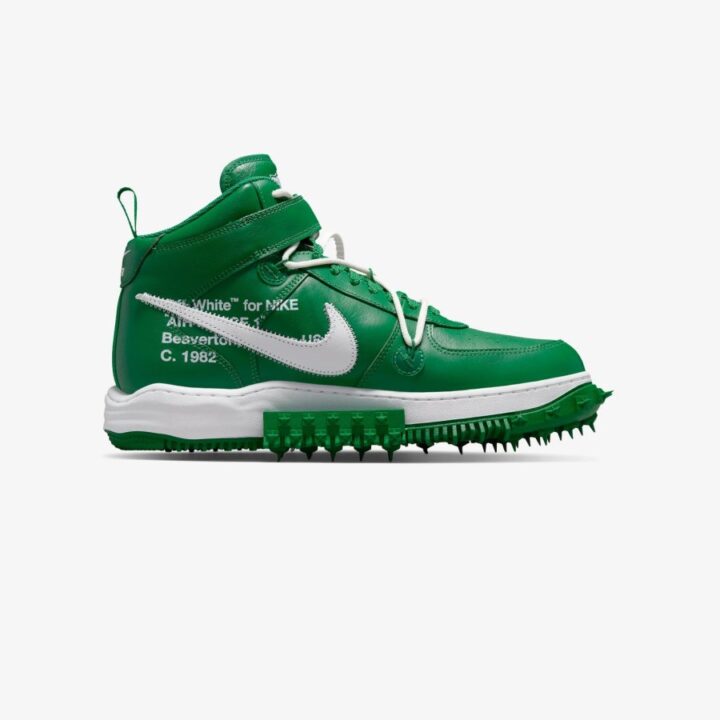 Nike Air Force 1 Mid OFF-White Pine Green zöld utcai cipő