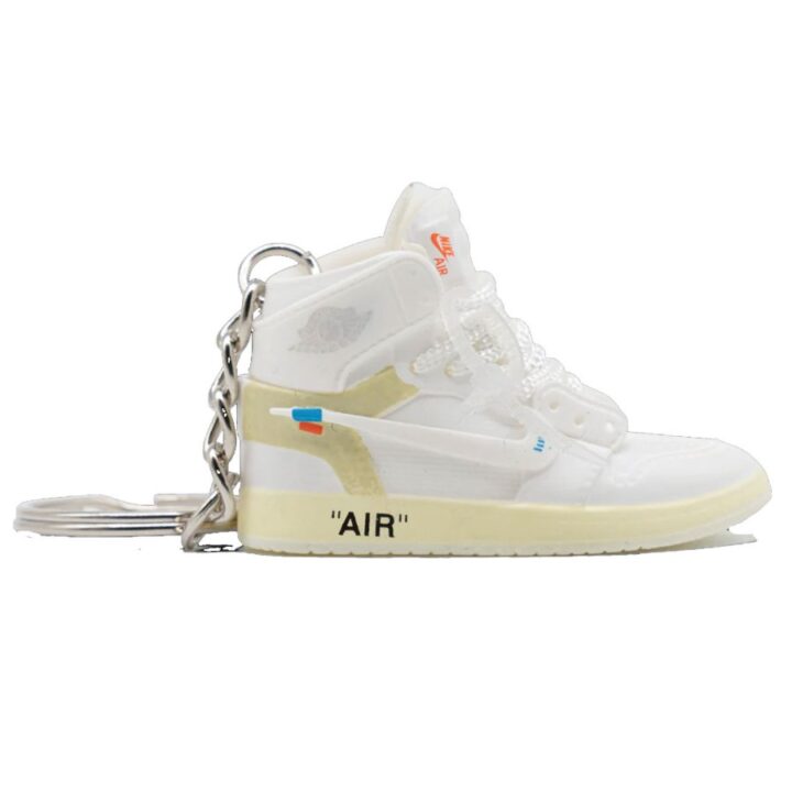 Jordan Off-White x Air Jordan 1 High NRG fehér kulcstartó